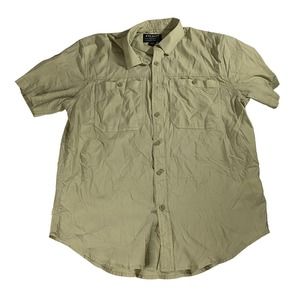 Filson Green Casual Button Down Shirt Short Sleeves